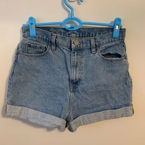 BDG High Waisted Denim Shorts